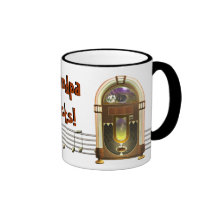 Tasses personnalisées par juke-box