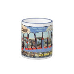 Tasses vintages et Steins de carte postale de Seat