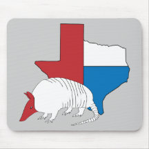 Tatou de fierté du Texas Tapis De Souris
