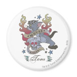 Tatouage 2 de tueur de souris de Tom magnets