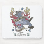 Tatouage 2 de tueur de souris de Tom tapis de souris