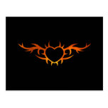 Tatouage de coeur cartes postales