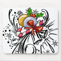 Tatouage de Noël Tapis De Souris