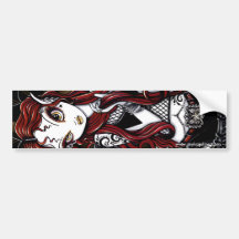 Tatouage d'une chevelure rouge Fae de Stevie Adhésif Pour Voiture