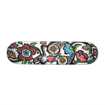 Tatouage graphique skateboard customisable