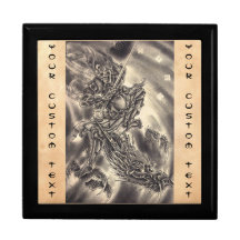 Tatouage japonais vintage classique frais de drago coffret cadeau