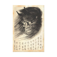 Tatouage japonais vintage classique frais de tête  toiles tendues