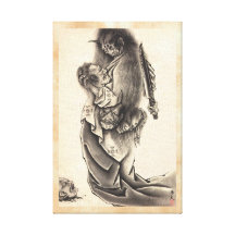 Tatouage japonais vintage classique frais d'encre  toiles tendues sur châssis