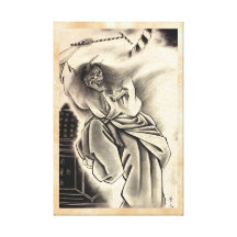 Tatouage japonais vintage classique frais d'encre  toiles tendues