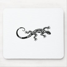 tatouage maori de lézard tapis de souris