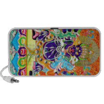 Tatouage oriental frais d'un dieu de la mort de Ya Haut-parleurs Mp3