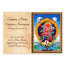 Tatouage tibétain oriental frais Vajravarahi de th Carte De Visite