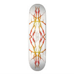 Tatouage tribal de crâne de cerfs communs - flamme plateaux de planche à roulettes