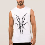 Tatouage tribal de crâne de cerfs communs - noir e t-shirt