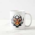 tatouage tribal de tigre mugs à café