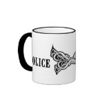 Tatouages de famille de police tasse à café
