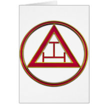 Tau royal de triple de voûte carte de vœux