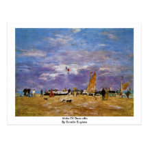 Taupe de Deauville par Boudin Eugène Cartes Postales