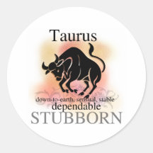 Taureau au sujet de vous adhésif