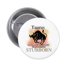 Taureau au sujet de vous badges avec agrafe