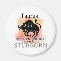 Taureau au sujet de vous aimants pour réfrigérateur