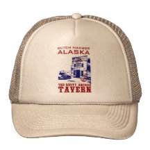 Taverne rouillée d'ancre de port néerlandais casquettes de camionneur