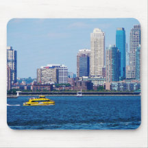 Taxi de l'eau de New York Tapis De Souris