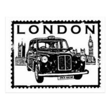 Taxi de Londres Cartes Postales