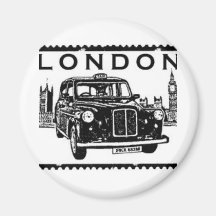 Taxi de Londres Magnets Pour Réfrigérateur