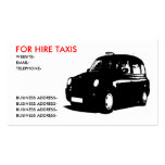 Taxi de Londres Modèles De Cartes De Visite