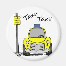 Taxi de NYC Magnets Pour Réfrigérateur