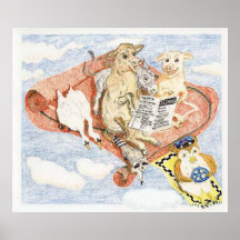 Taxi de tapis posters