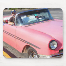 Taxi frais Mousepad d'années '50 Tapis De Souris