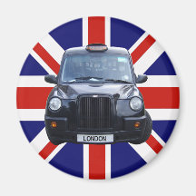 Taxi noir de Londres Aimants