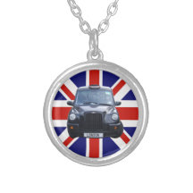 Taxi noir de Londres Collier
