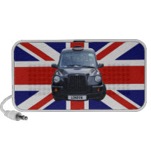 Taxi noir de Londres Haut-parleur iPhone