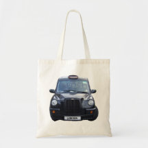 Taxi noir de Londres Sac En Toile