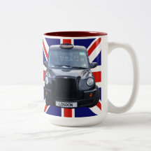 Taxi noir de Londres Tasses À Café