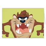 Taz posant 14 cartes