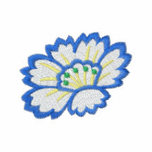 {Tba} Polo brodé floral de dames