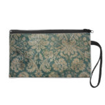 Teal brûlé sac à main avec dragonne