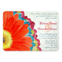 Teal et invitation roses profonds de mariage de Ge