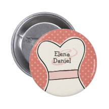 Team le ROSE fait sur commande de faveur de mariag Badge