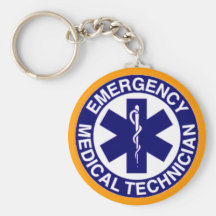 Technicien médical de secours d'EMT Porte-clés