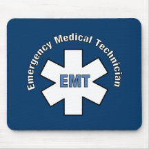 Technicien médical de secours tapis de souris