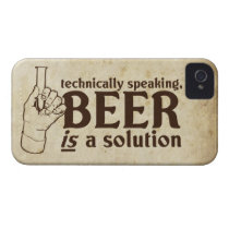 Techniquement parlant, la bière est une solution coques case-mate