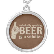techniquement parlant, la bière est une solution colliers