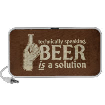 techniquement parlant, la bière est une solution haut-parleurs