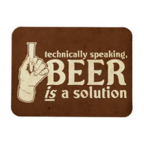 techniquement parlant, la bière est une solution magnets
