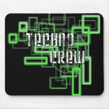 techno crew tapis de souris